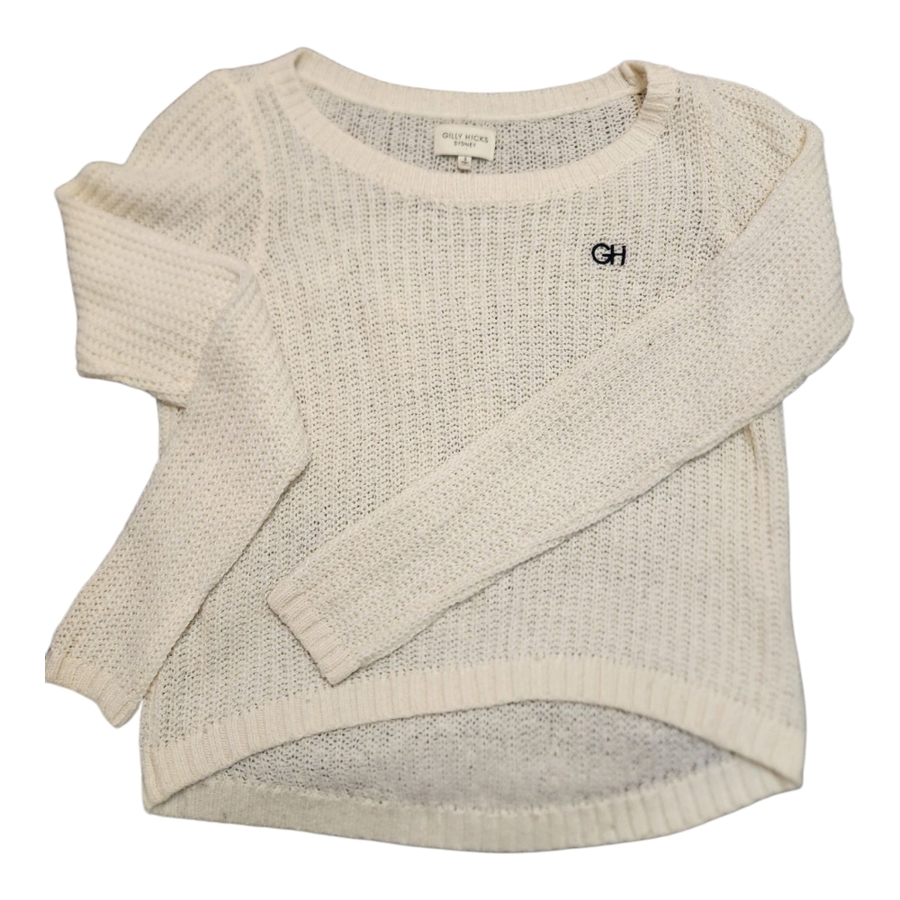 Gilly Hicks Open Weave Slightly Cropped Sweater
